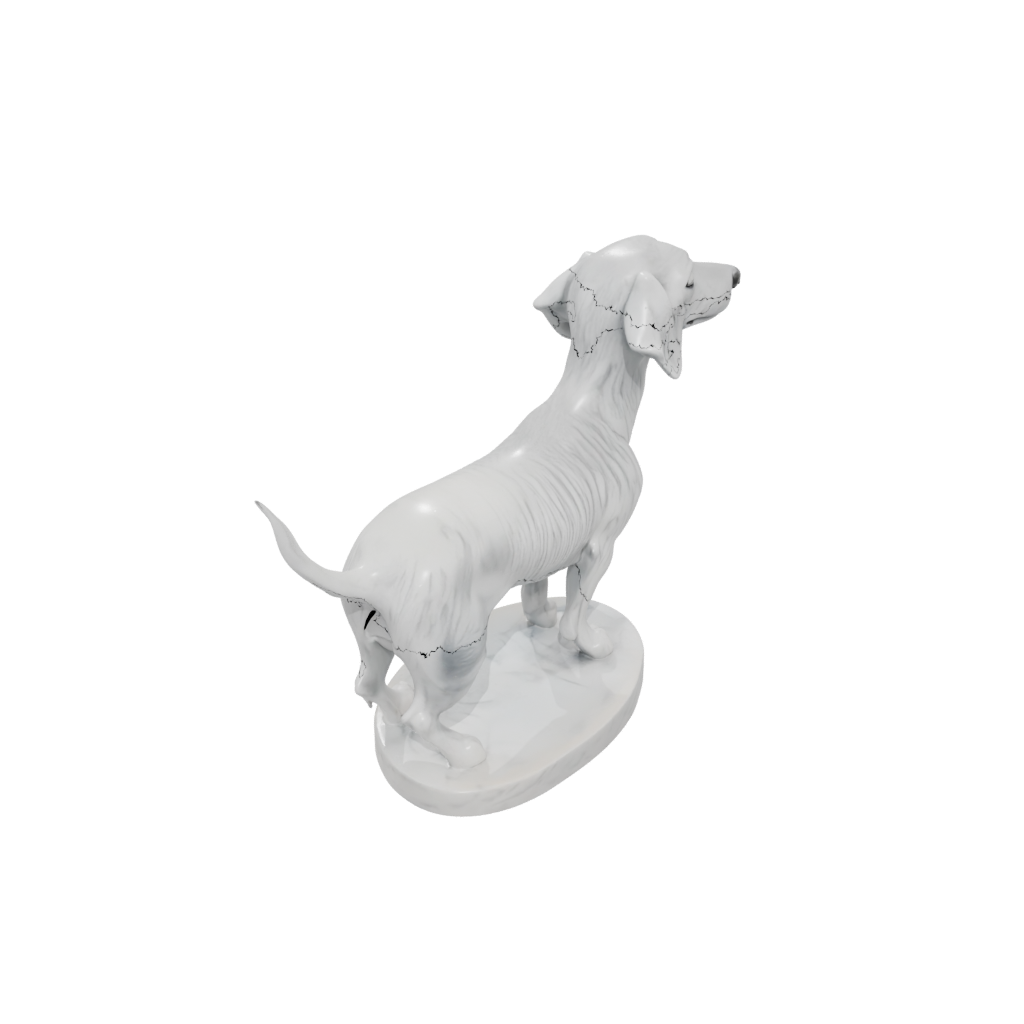 Marble Flexi Dachshund Dog