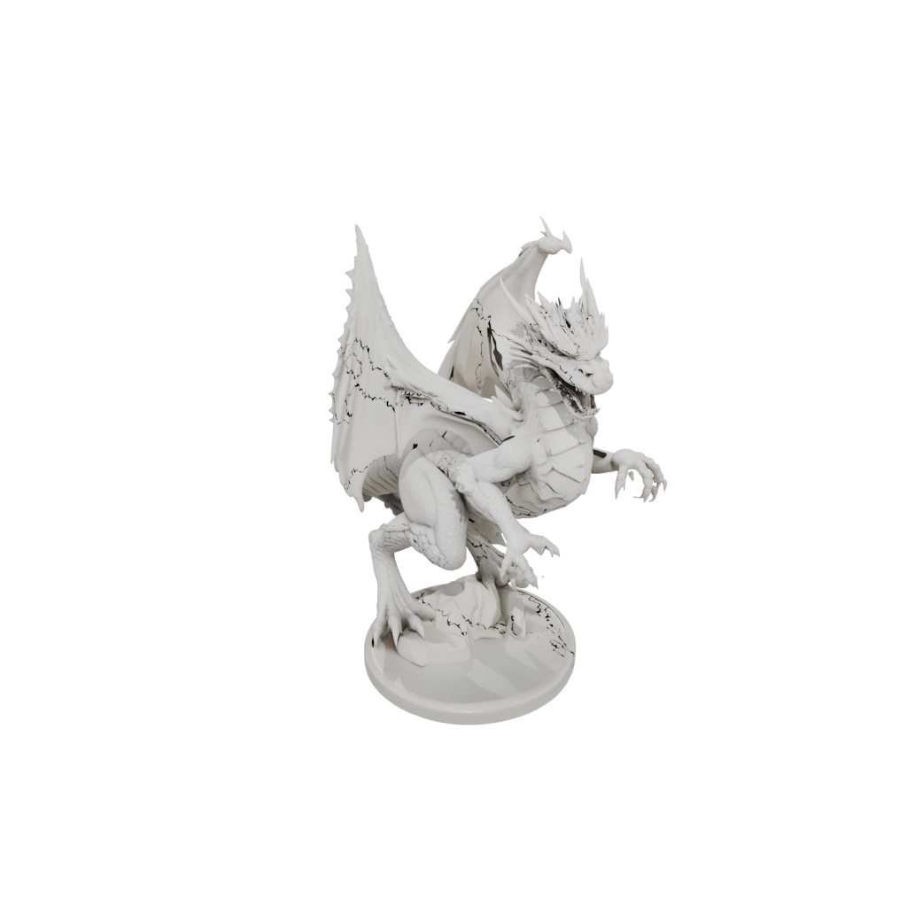 Marble Flexi Dragon