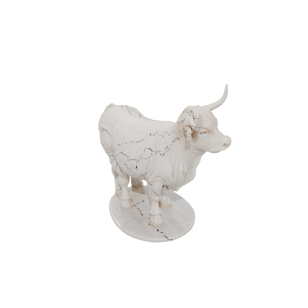 Marble Flexi Highland Cow