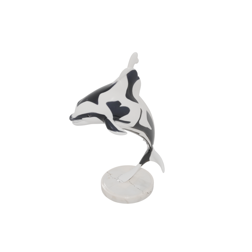 Marble Flexi Orca Whale