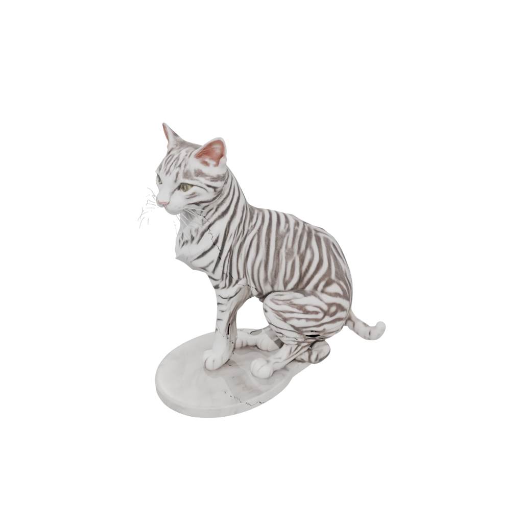 Marble Flexi Tabby Cat