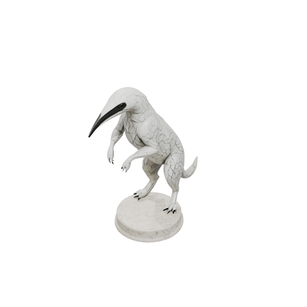 Marble Floral Flexi Anteater
