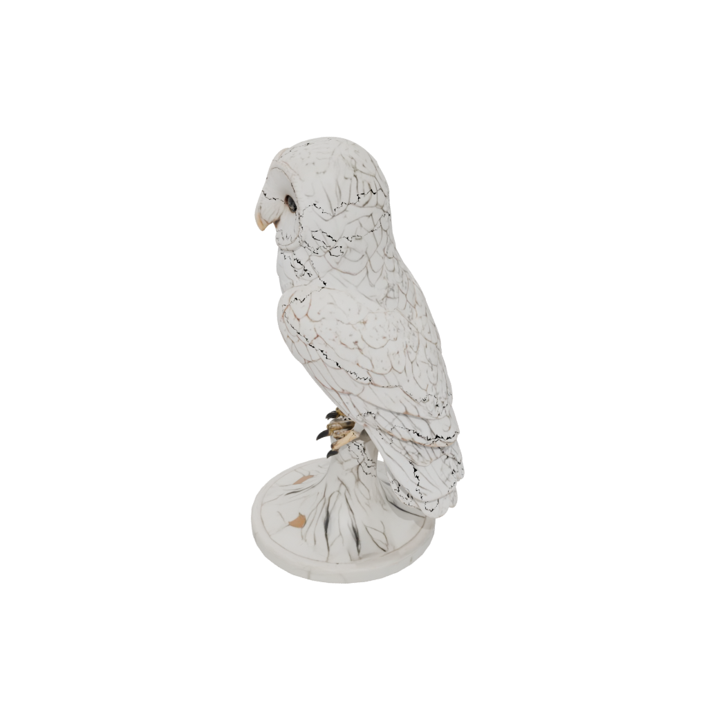 Marble Floral Flexi Barn Owl