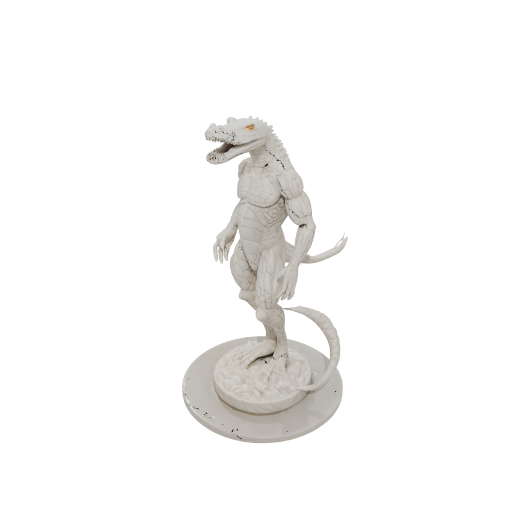 Marble Floral Flexi Crocodile