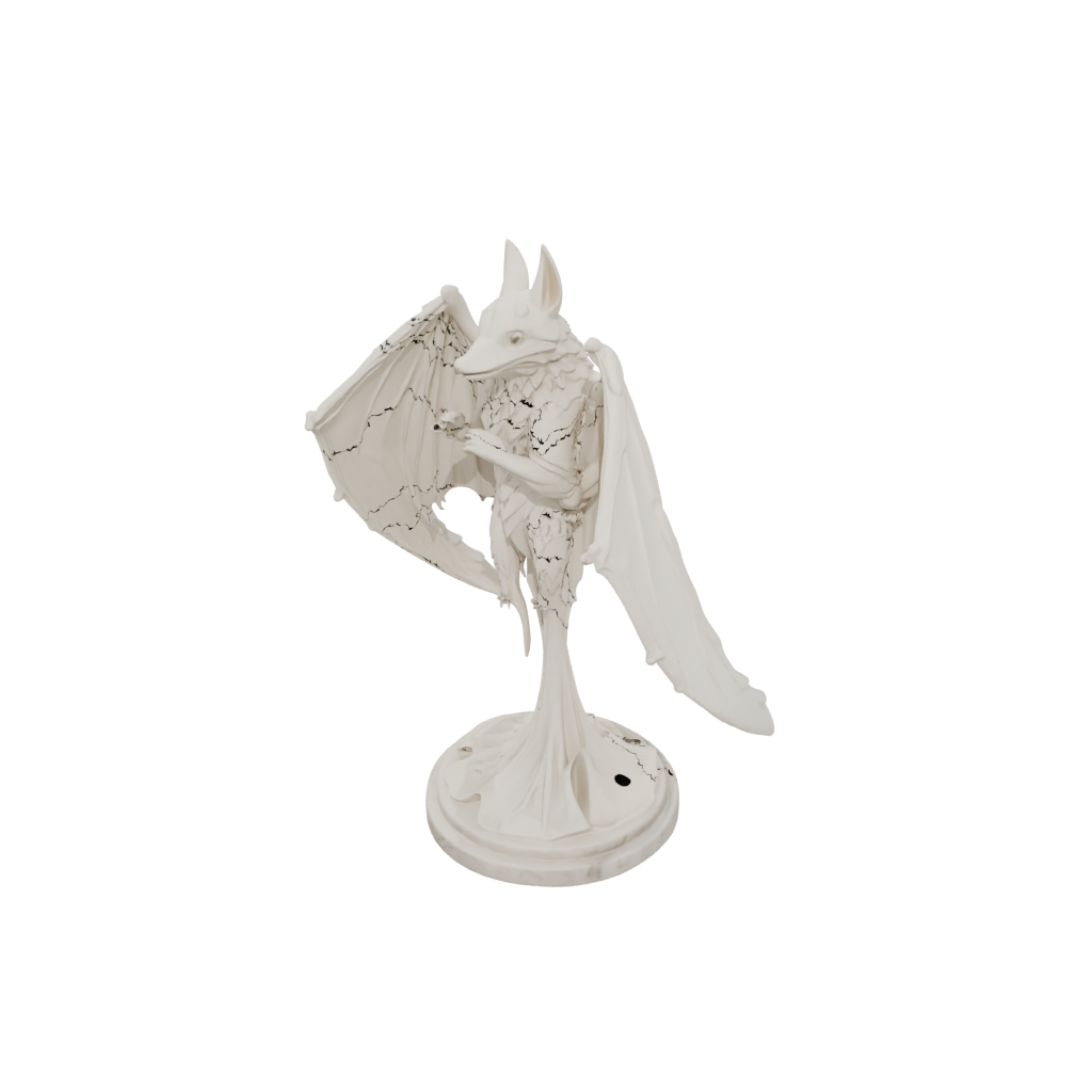 Marble Floral Flexi Fruit Bat
