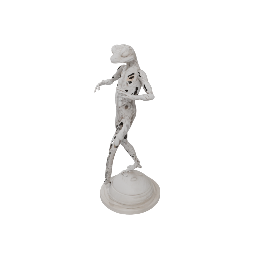 Marble Floral Flexi Gecko