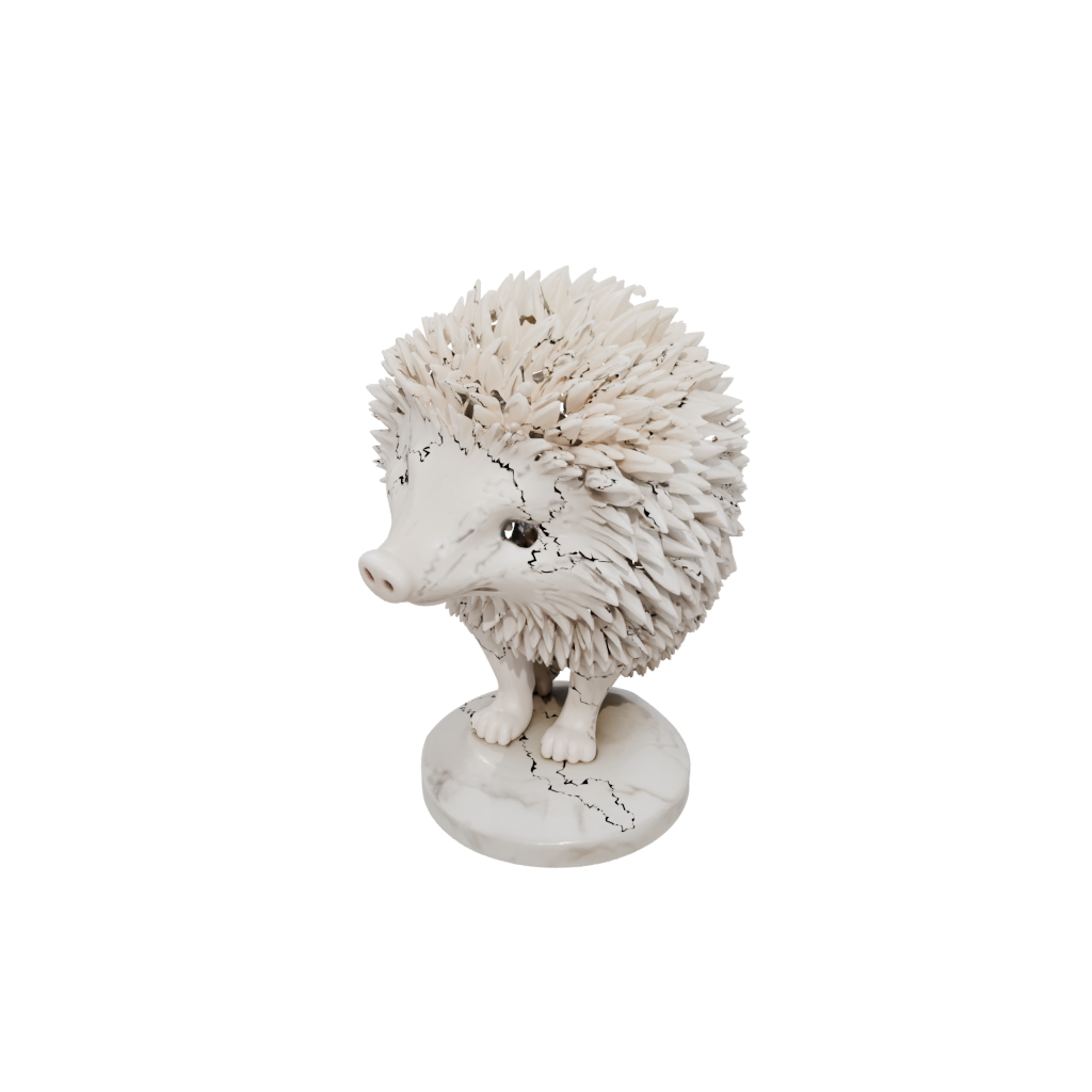 Marble Floral Flexi Hedgehog