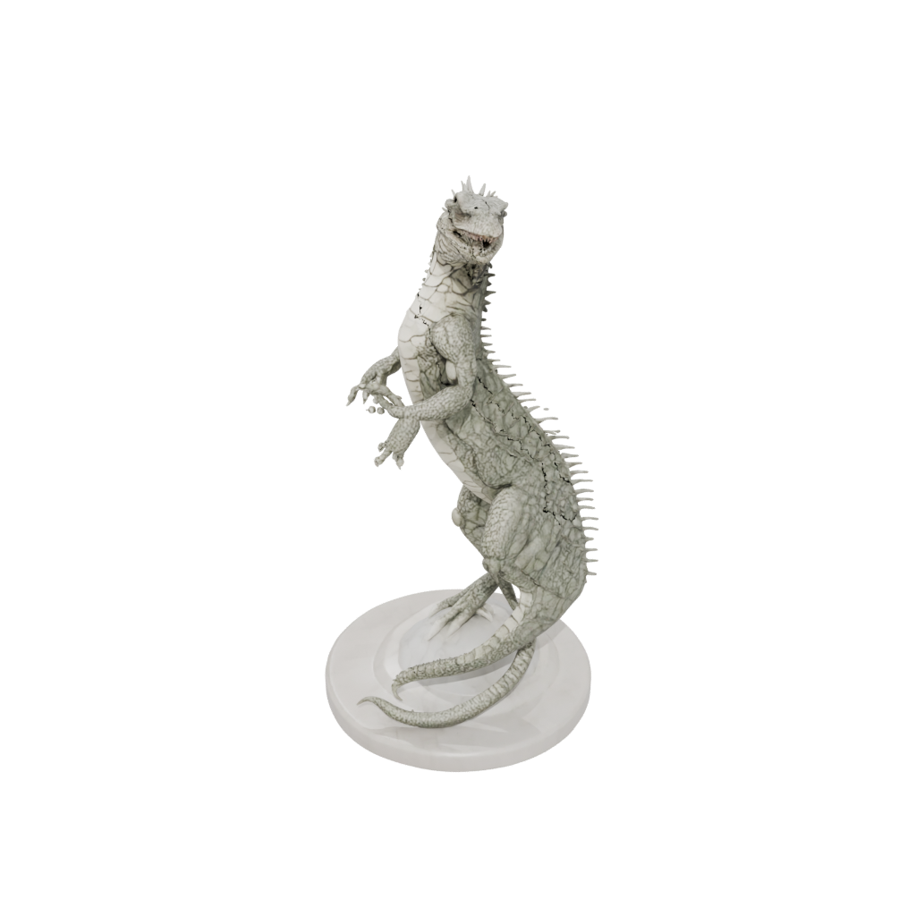 Marble Floral Flexi Iguana