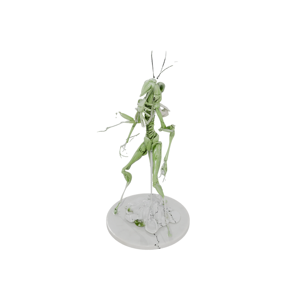 Marble Floral Flexi Praying Mantis