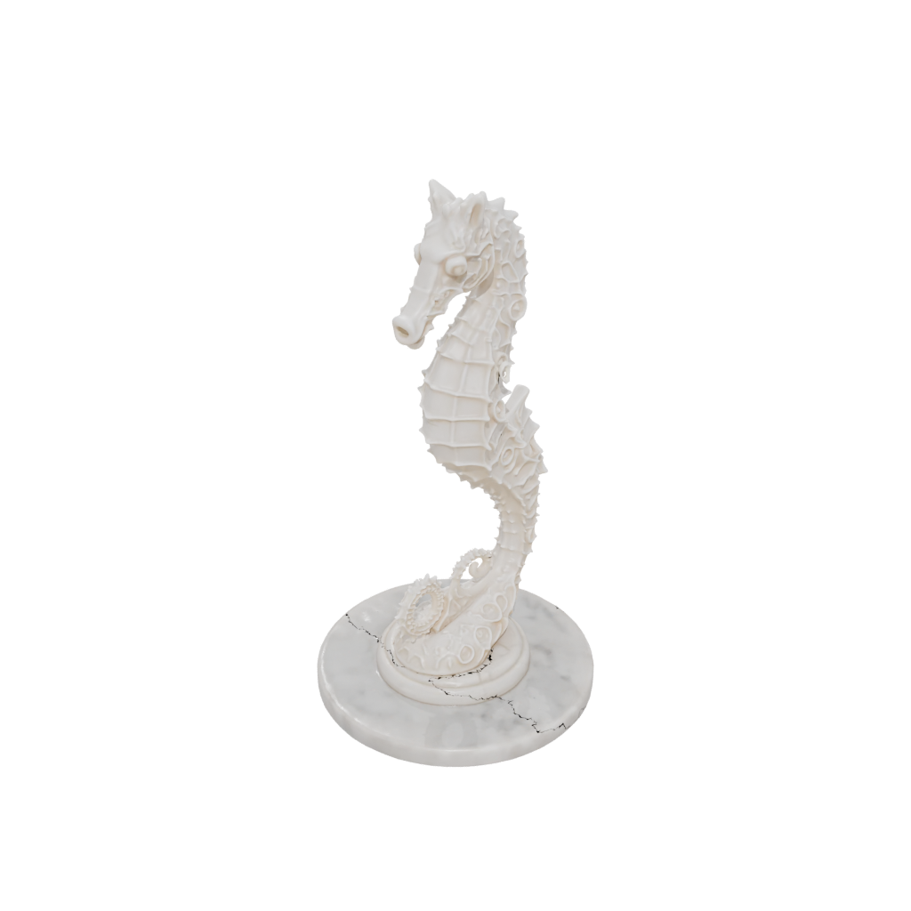 Marble Floral Flexi Seahorse