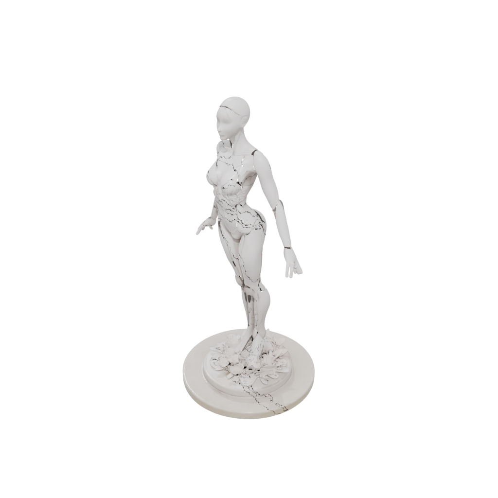 Marble Floral Flexi Stingray