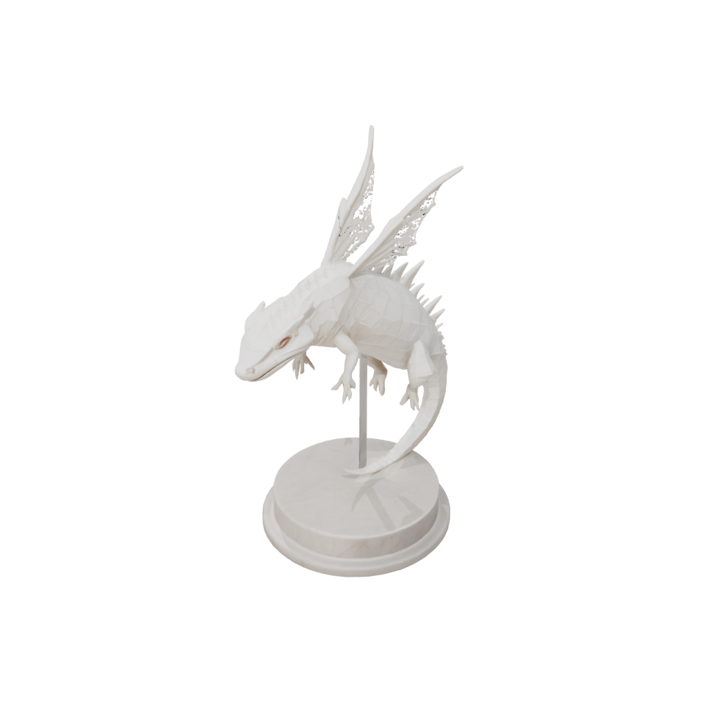 Marble Geo Flexi Axolotl