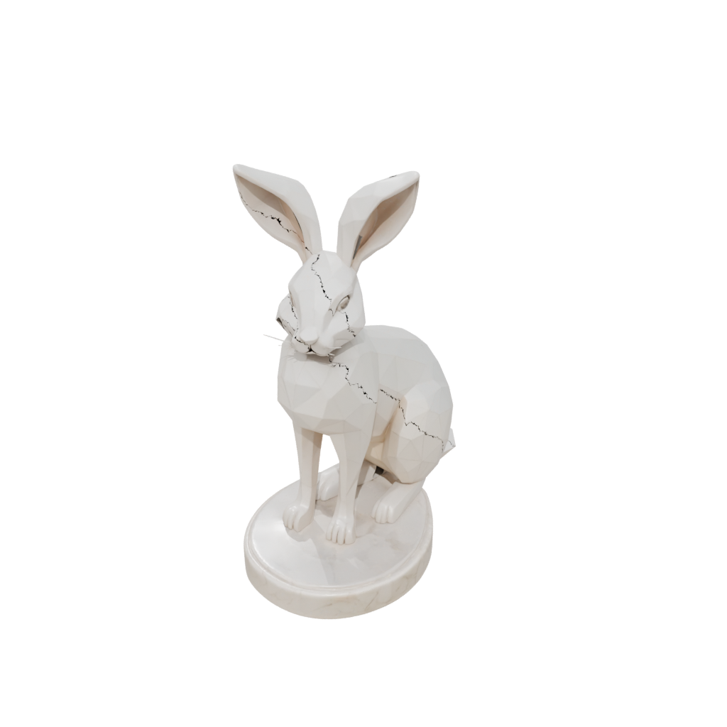 Marble Geo Flexi Bunny Rabbit