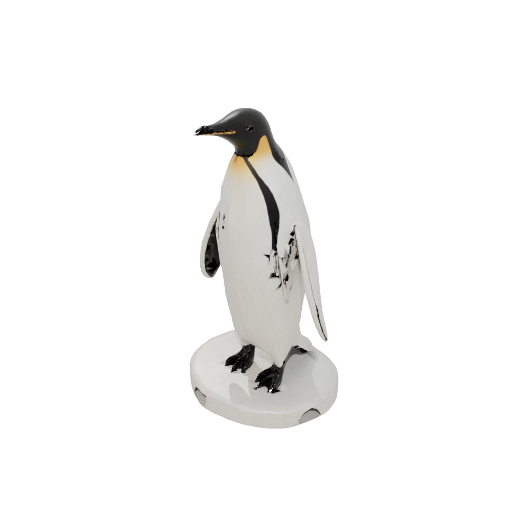 Marble Geo Flexi Emperor Penguin