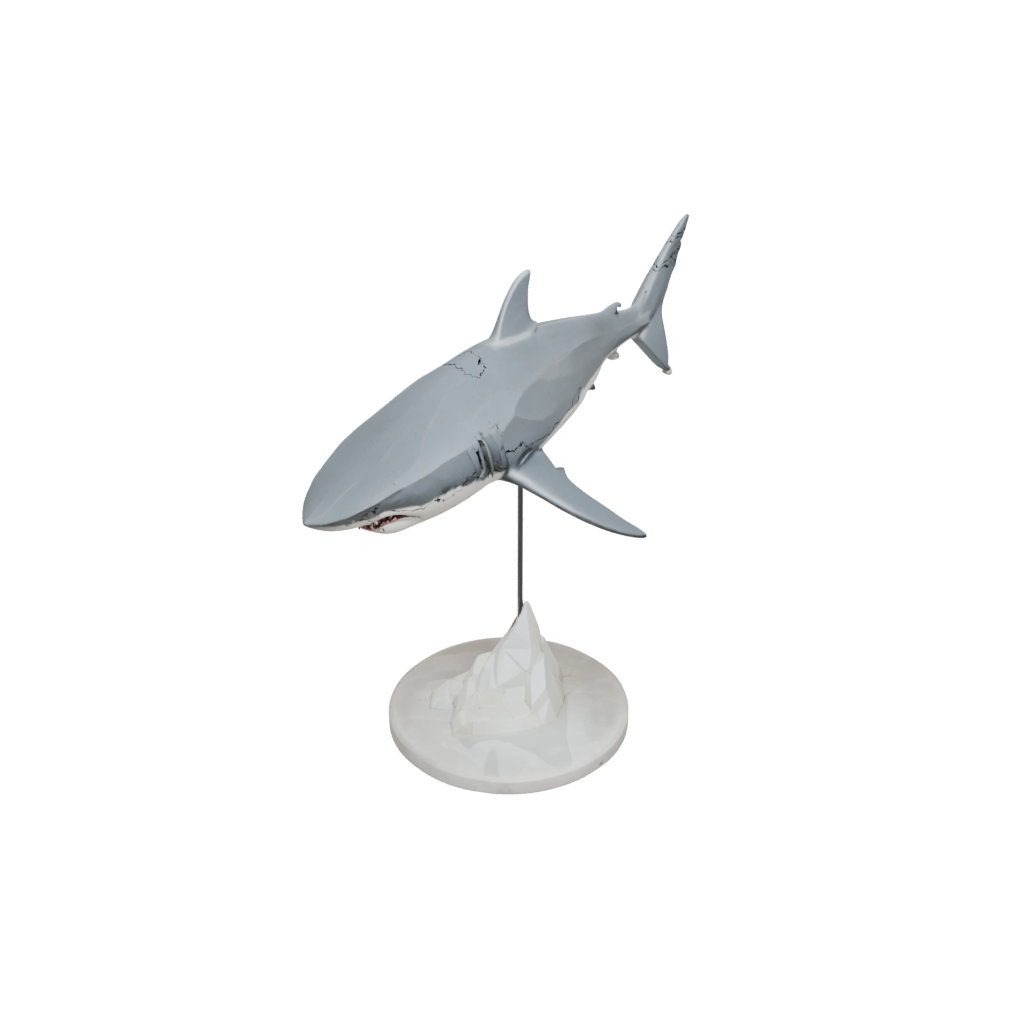 Marble Geo Flexi Great White Shark