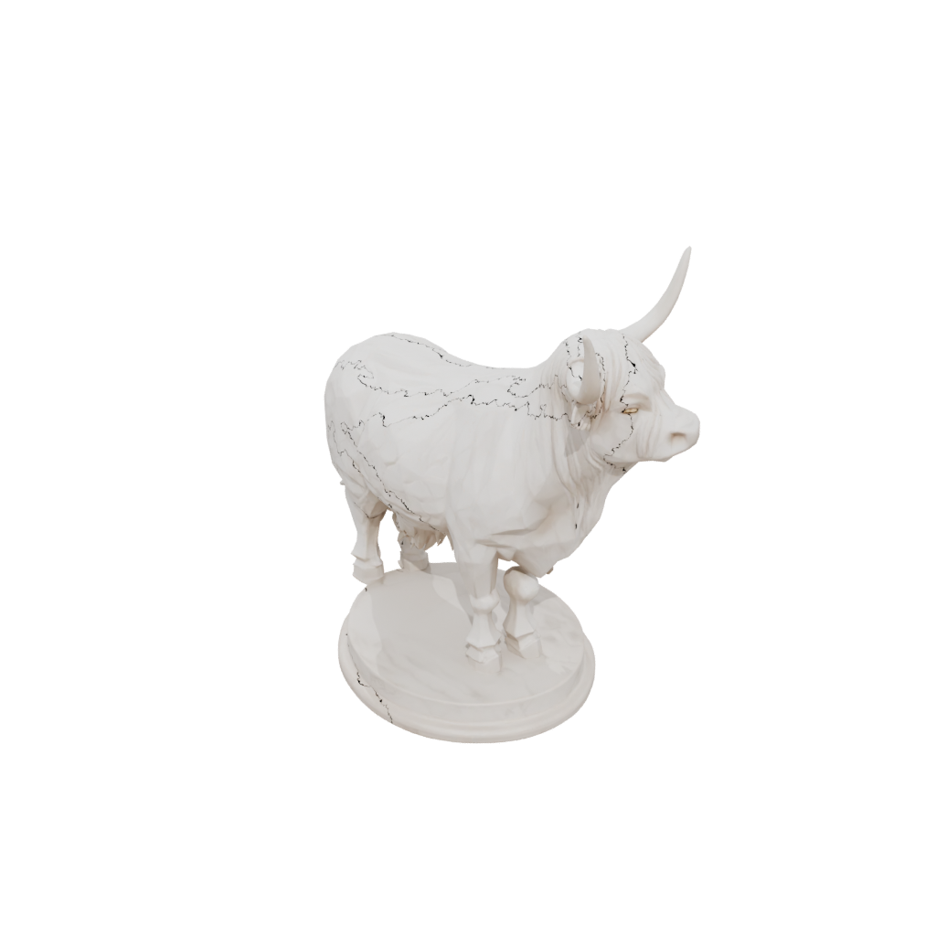 Marble Geo Flexi Highland Cow