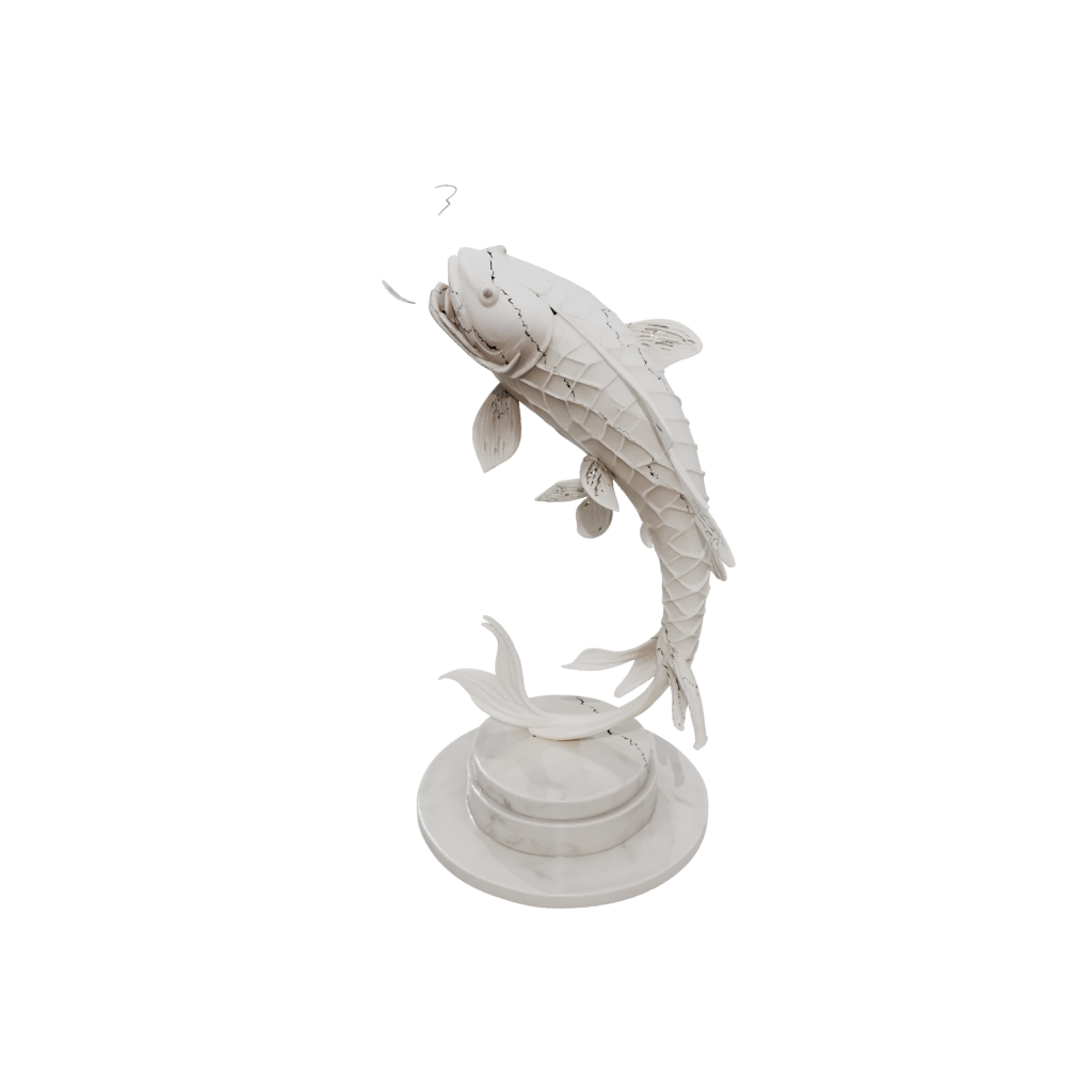 Marble Geo Flexi Koi Fish