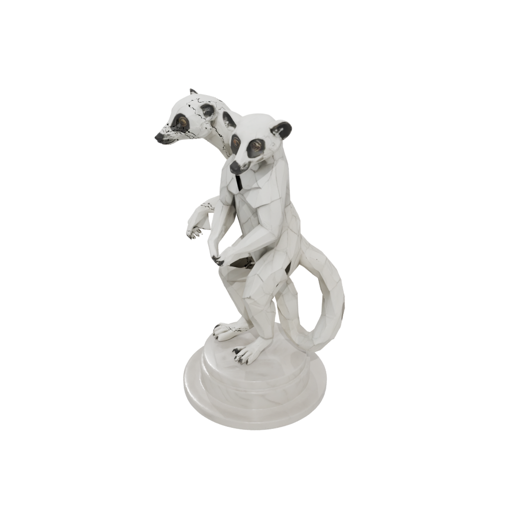 Marble Geo Flexi Lemur