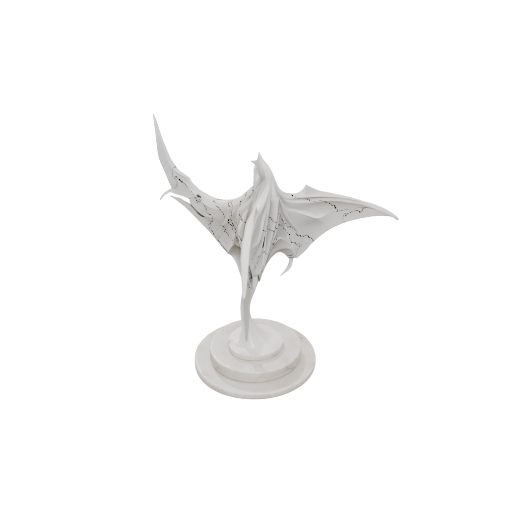 Marble Geo Flexi Manta Ray