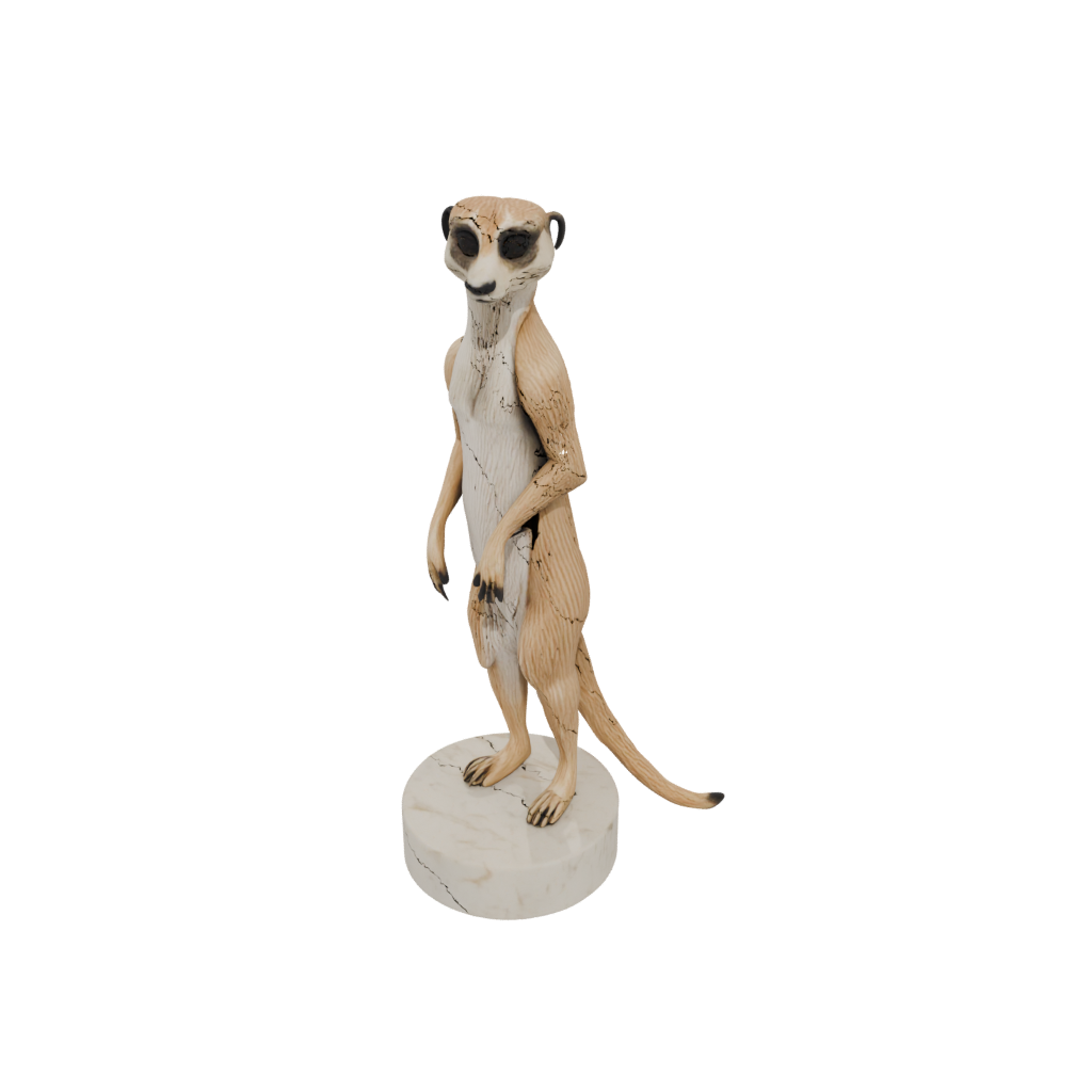 Marble Geo Flexi Meerkat