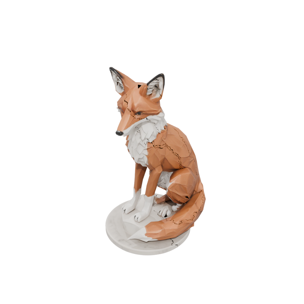 Marble Geo Flexi Red Fox