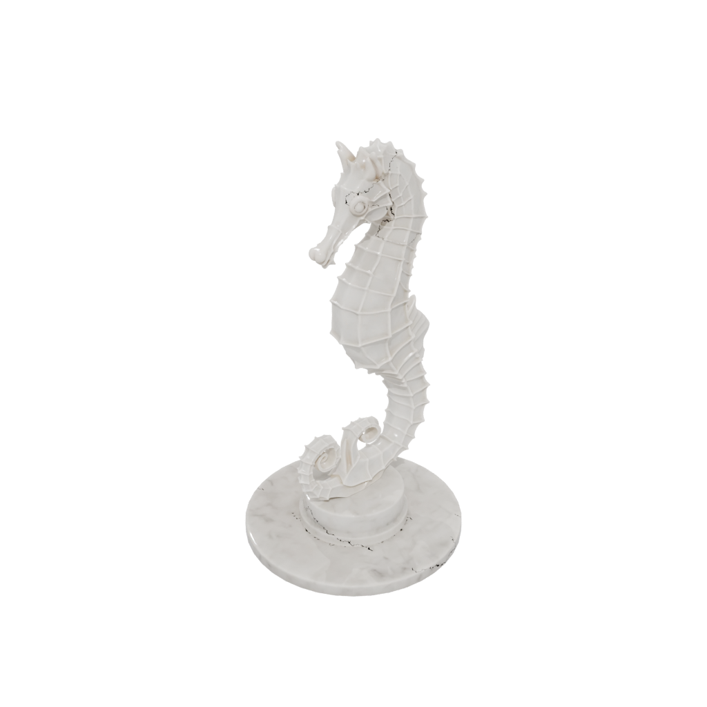 Marble Geo Flexi Seahorse