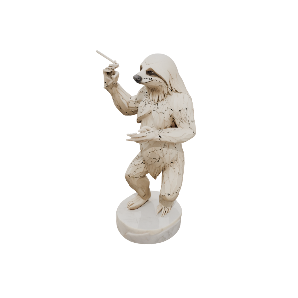 Marble Geo Flexi Sloth