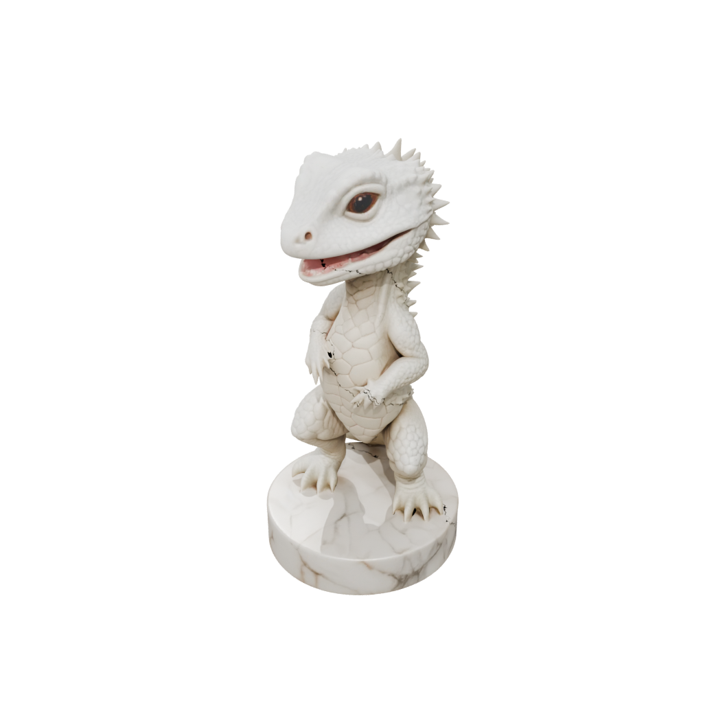 Marble Kawaii Flexi Bearded Dragon