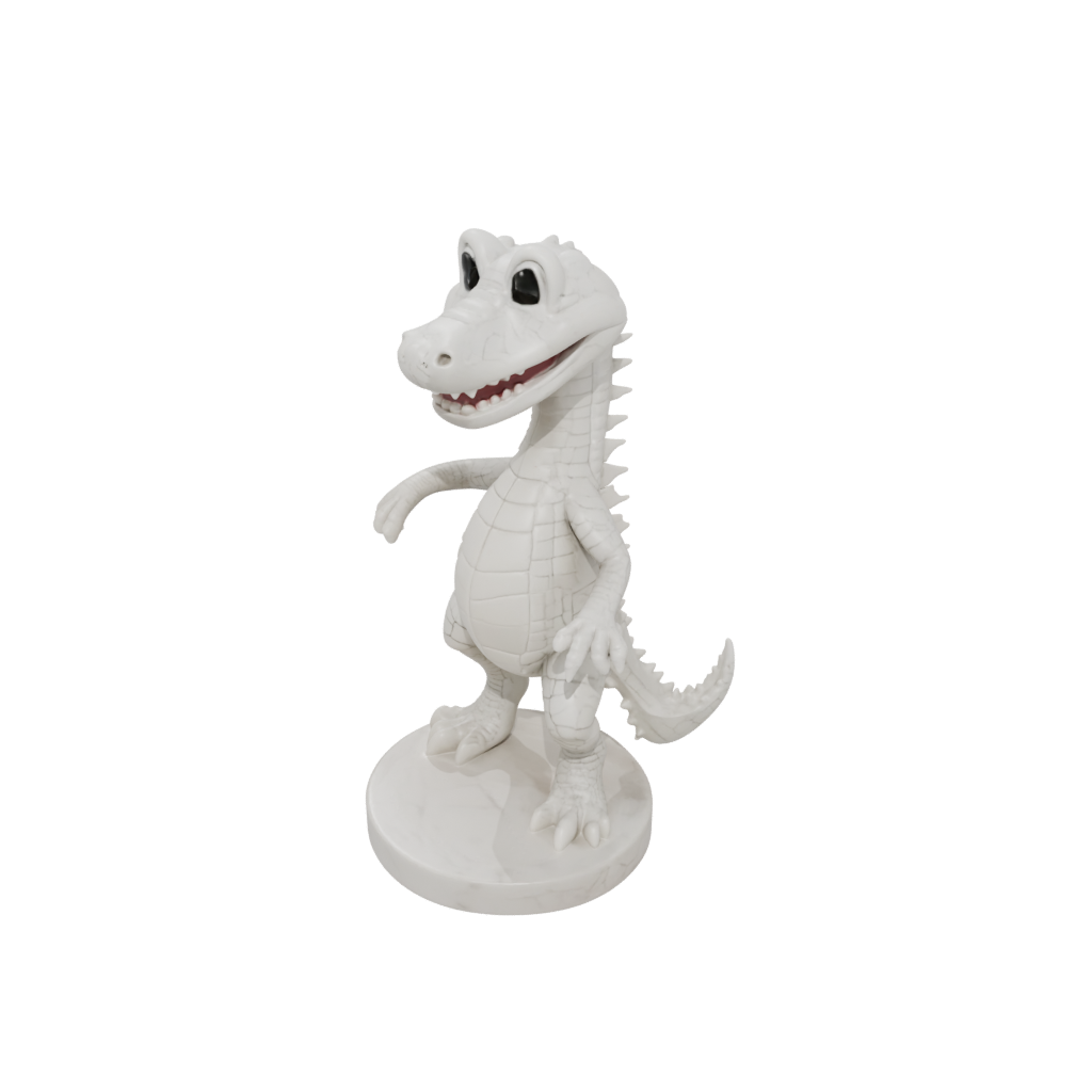 Marble Kawaii Flexi Crocodile