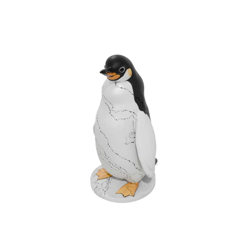 Marble Kawaii Flexi Emperor Penguin