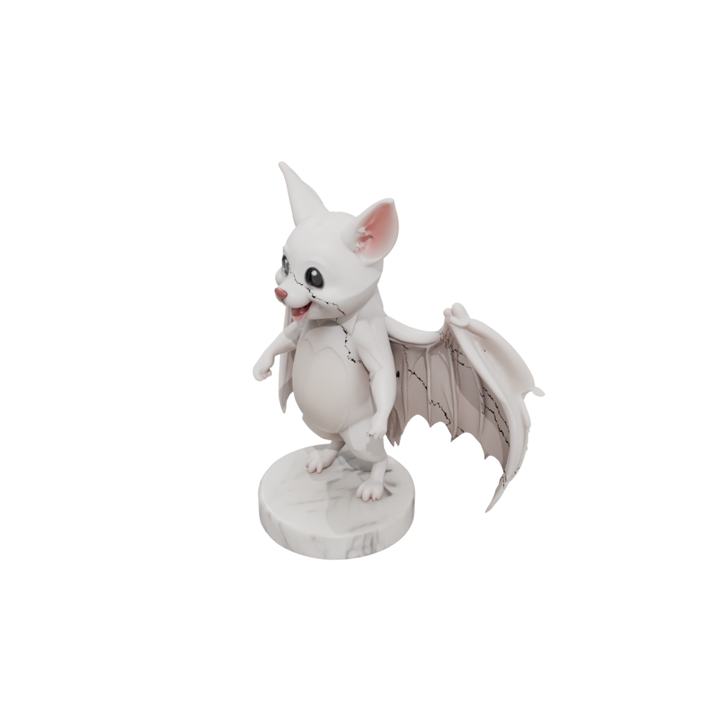 Marble Kawaii Flexi Fruit Bat
