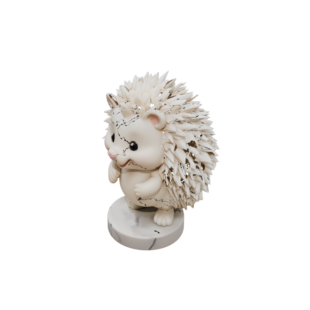Marble Kawaii Flexi Hedgehog
