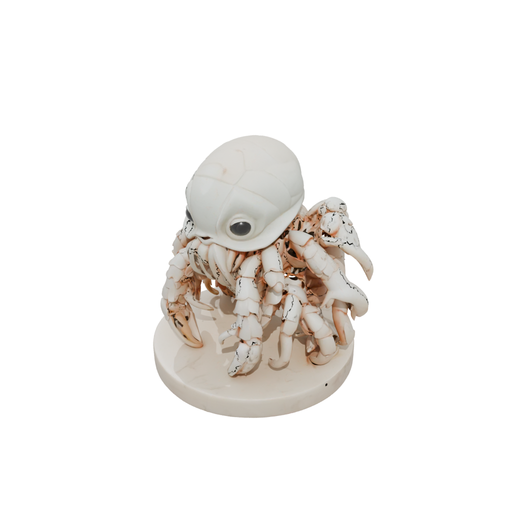Marble Kawaii Flexi Hermit Crab