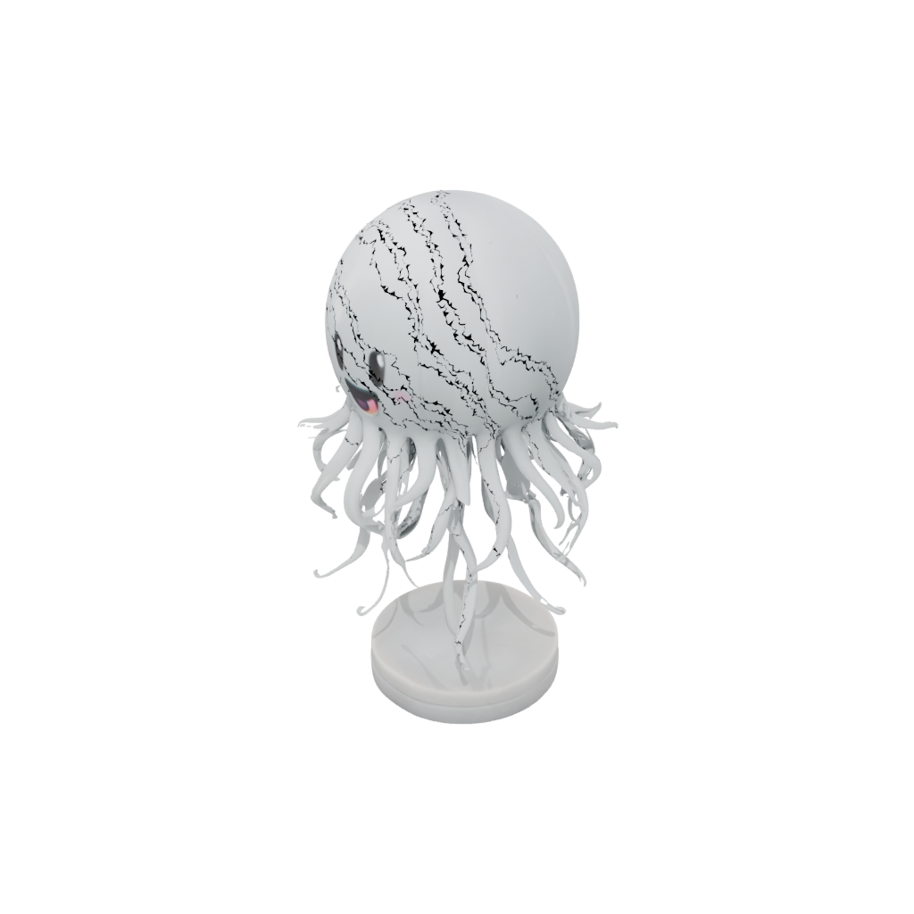 Marble Kawaii Flexi Jellyfish