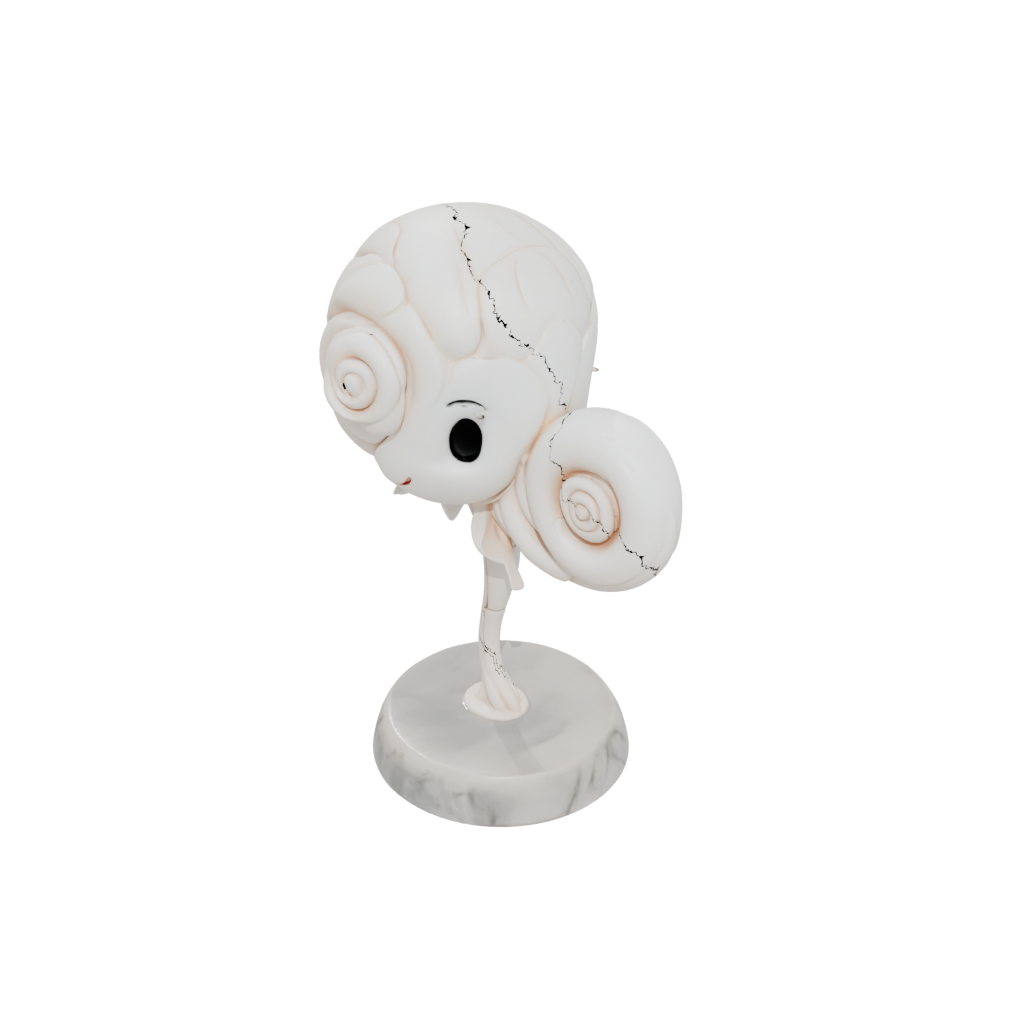 Marble Kawaii Flexi Nautilus