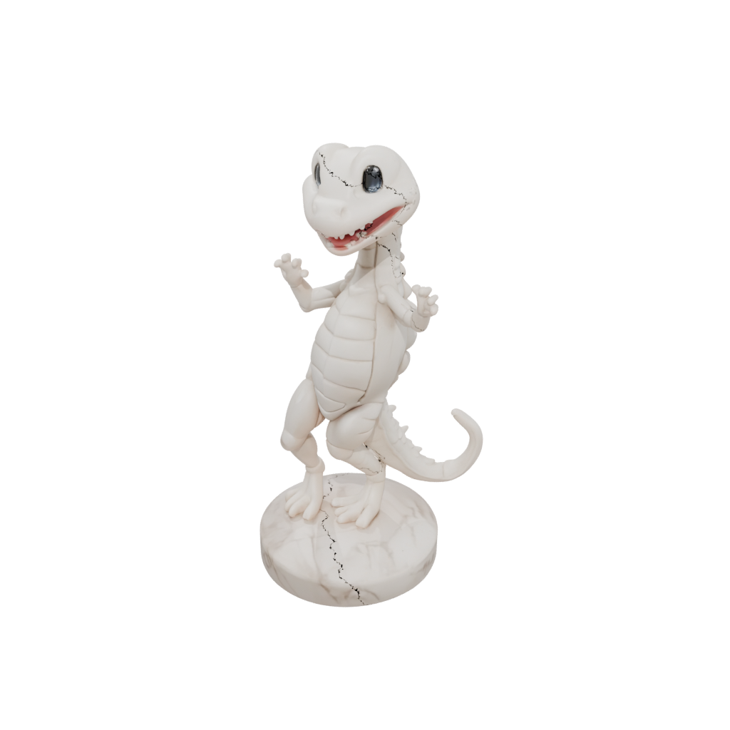 Marble Kawaii Flexi Newt