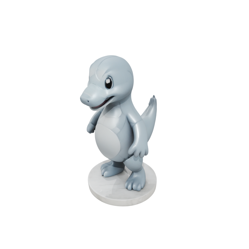 Marble Kawaii Flexi Platypus