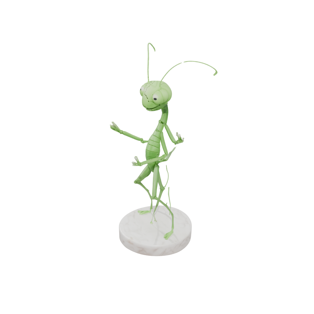 Marble Kawaii Flexi Praying Mantis