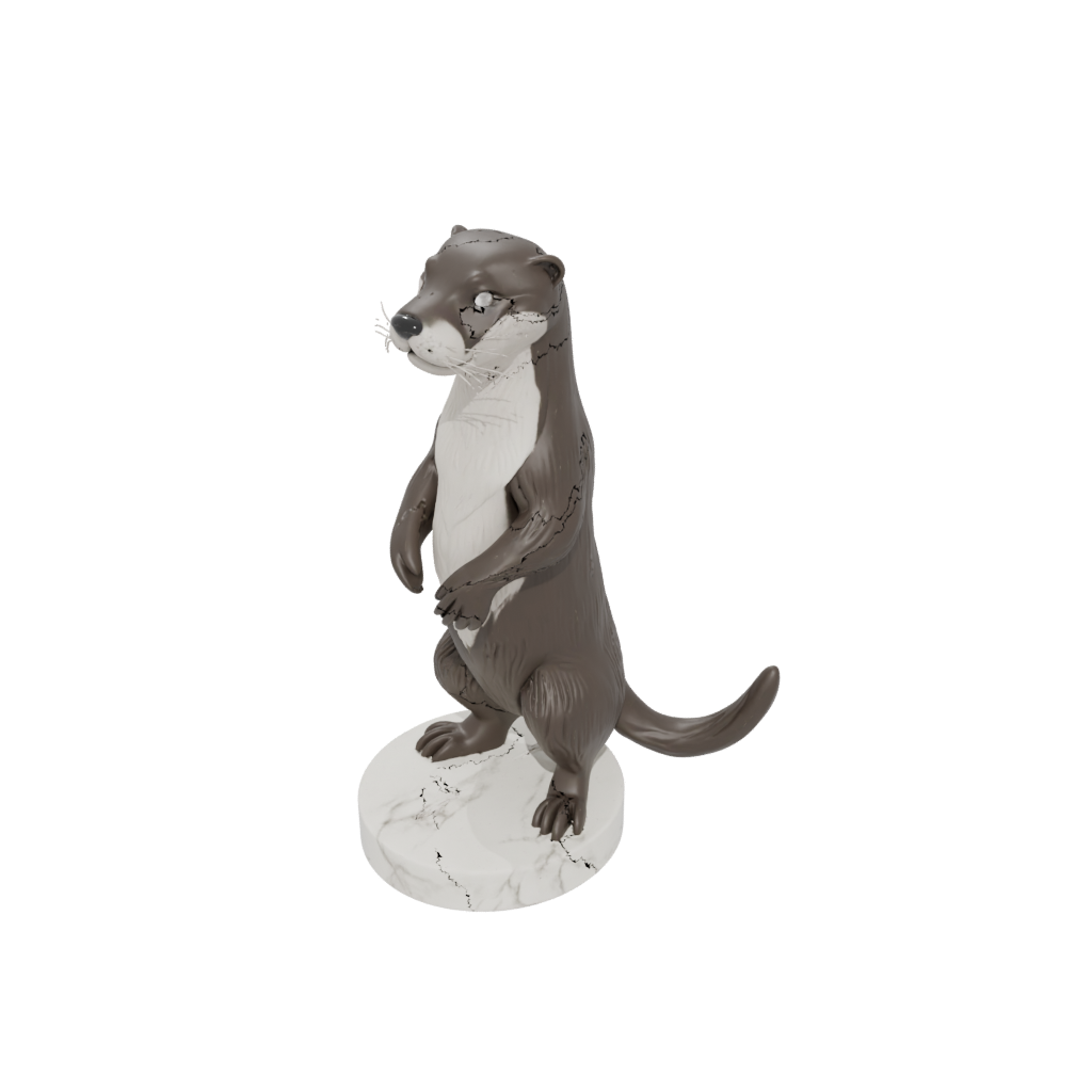 Marble Kawaii Flexi River Otter
