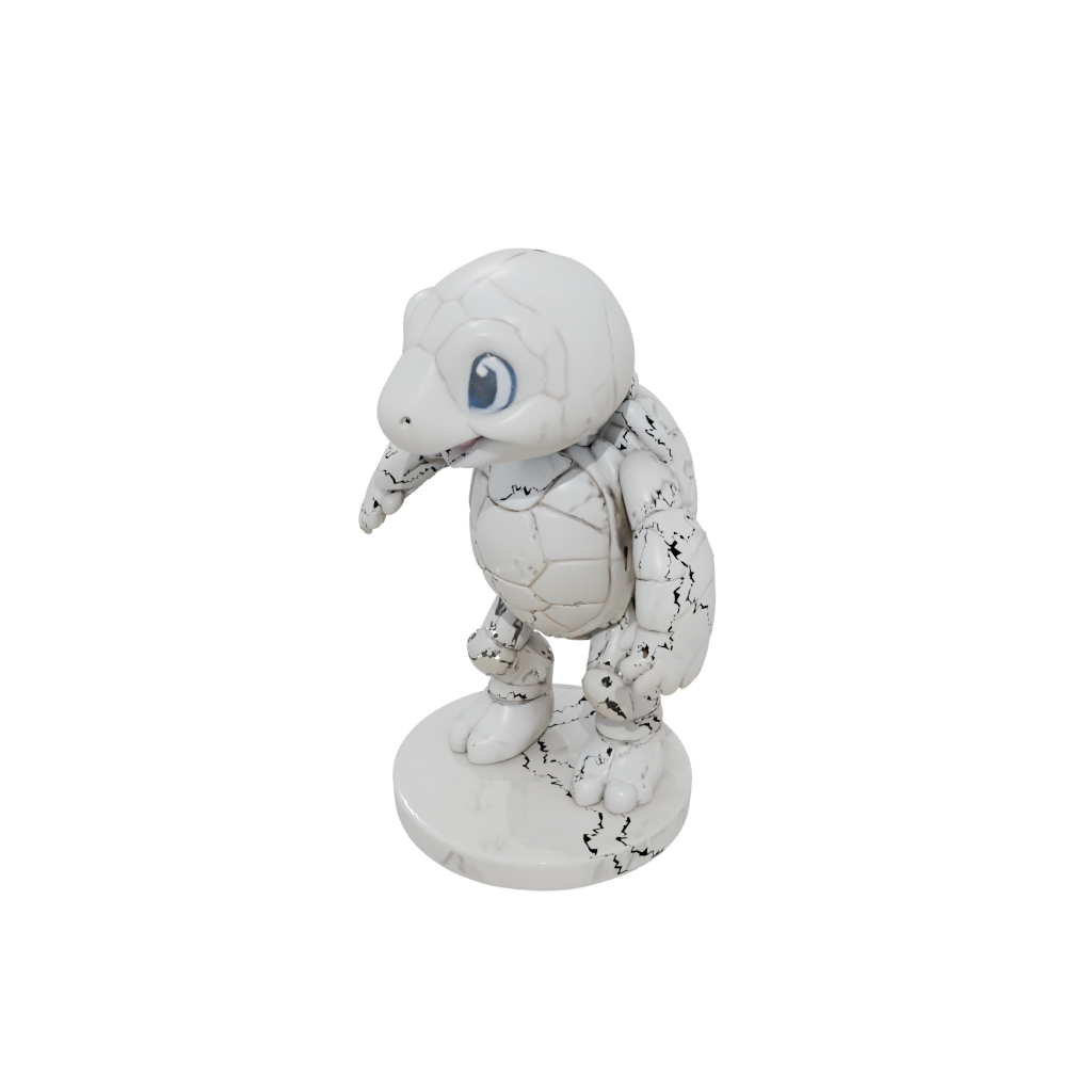 Marble Kawaii Flexi Sea Turtle