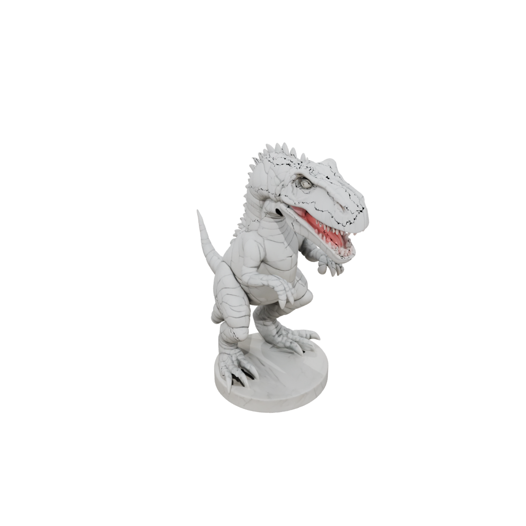 Marble Kawaii Flexi Tyrannosaurus Rex