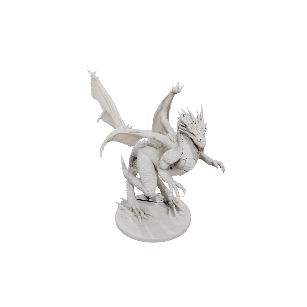 Marble Realistic Flexi Dragon
