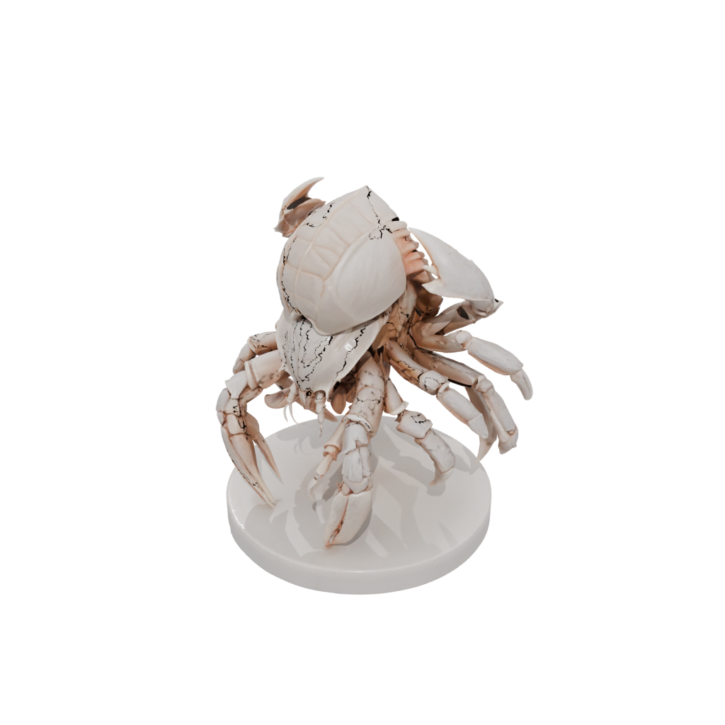 Marble Realistic Flexi Hermit Crab