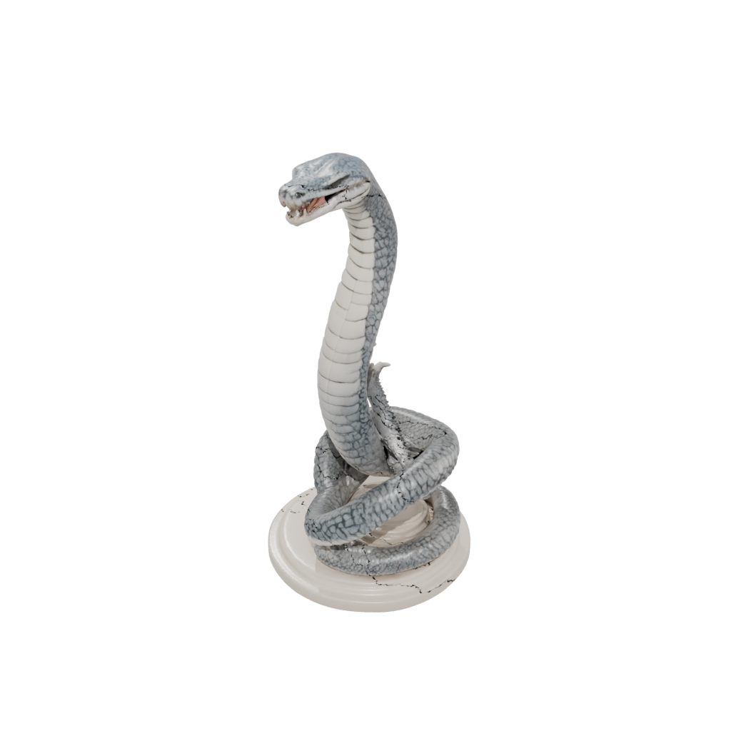 Marble Realistic Flexi King Cobra