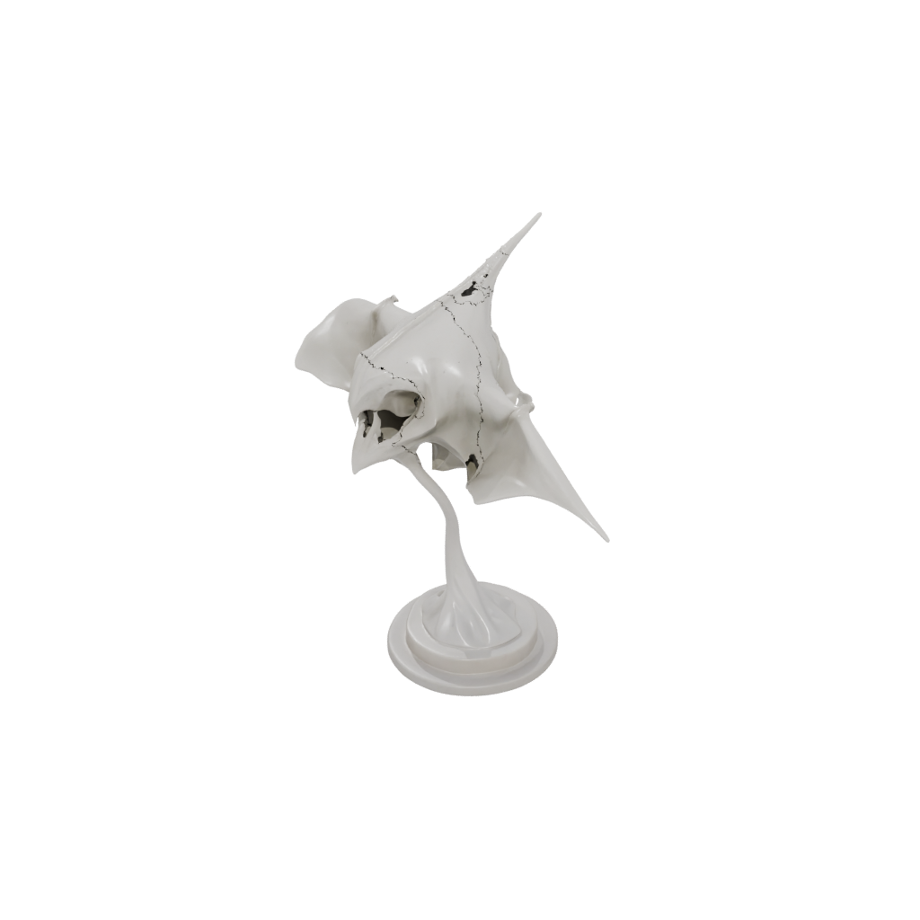 Marble Realistic Flexi Manta Ray