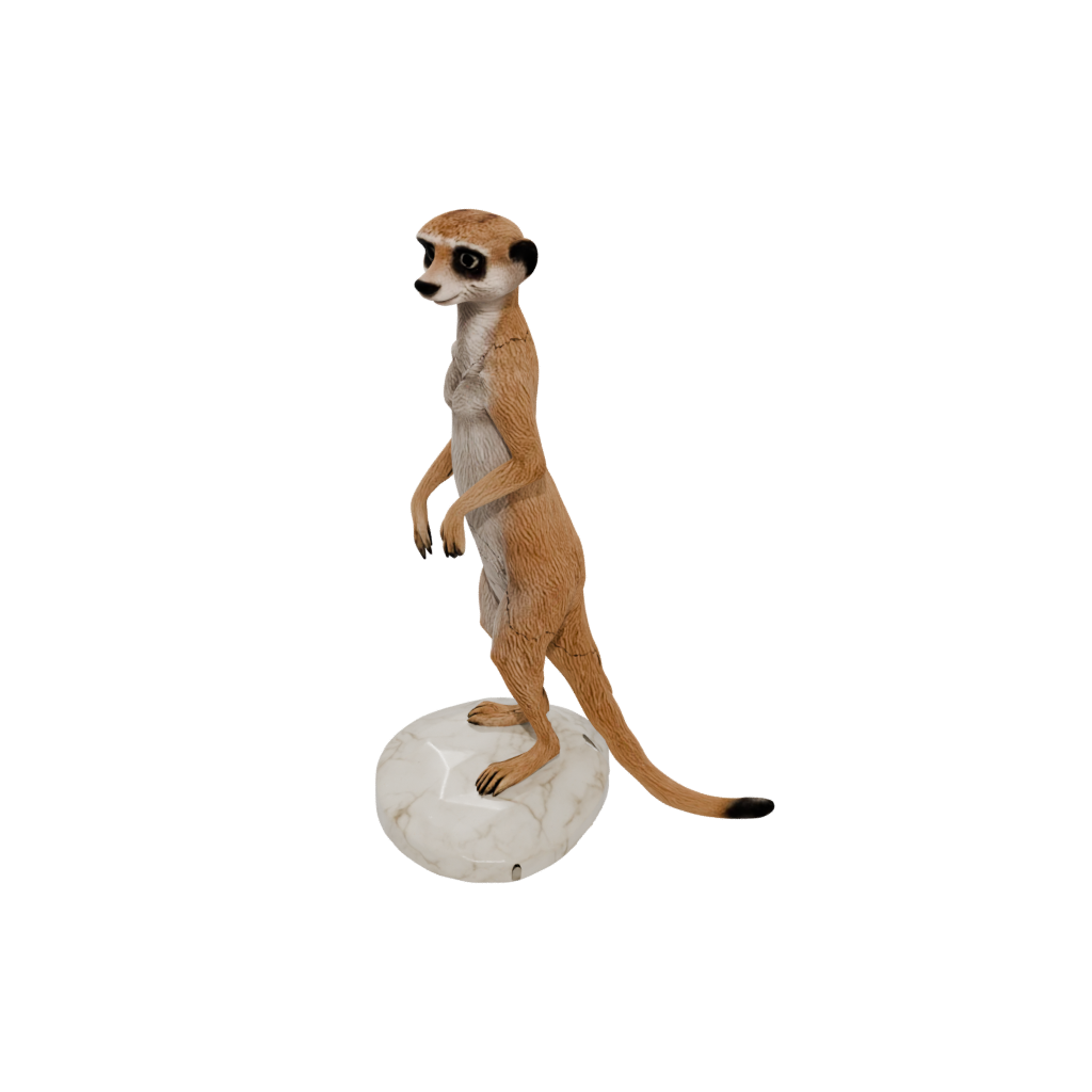 Marble Realistic Flexi Meerkat