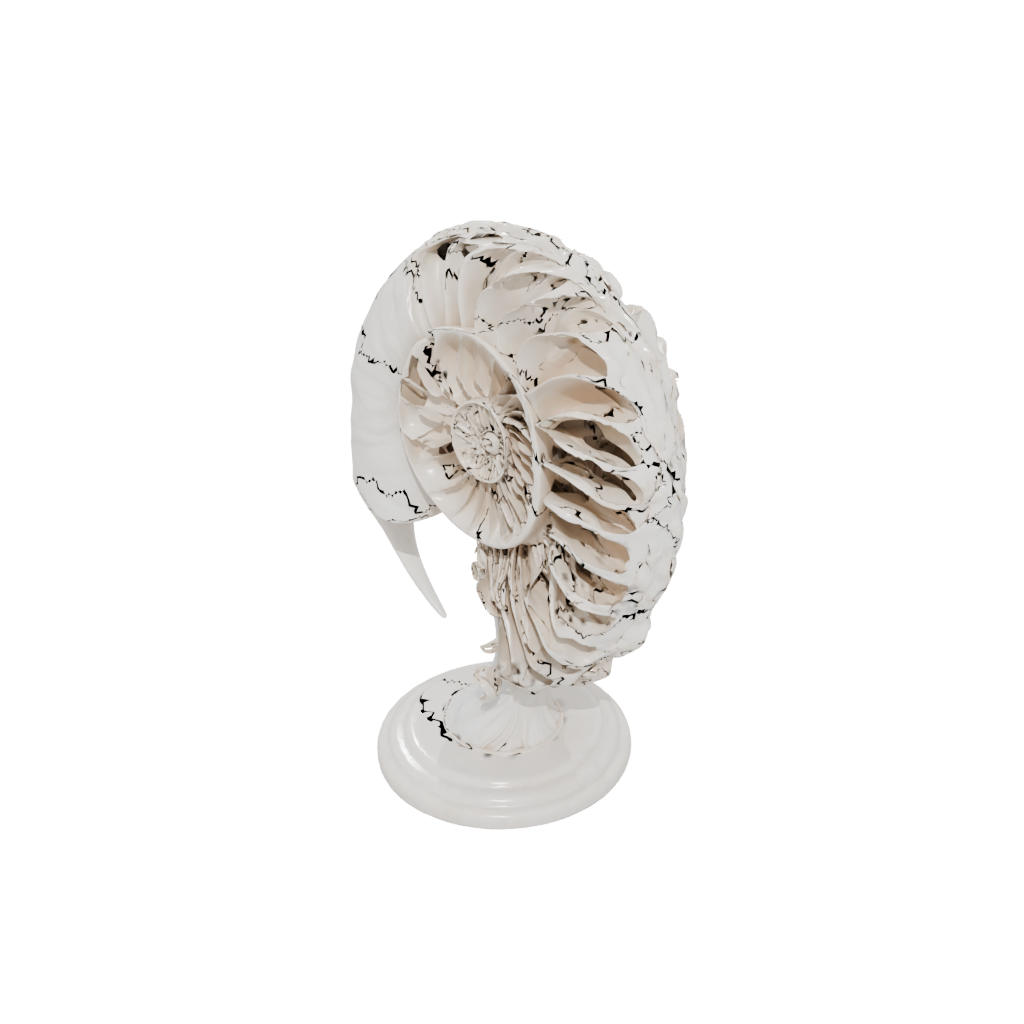 Marble Realistic Flexi Nautilus