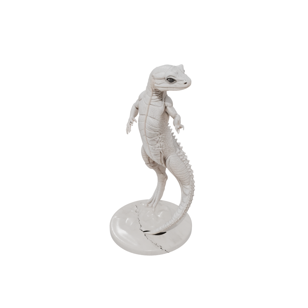 Marble Realistic Flexi Salamander