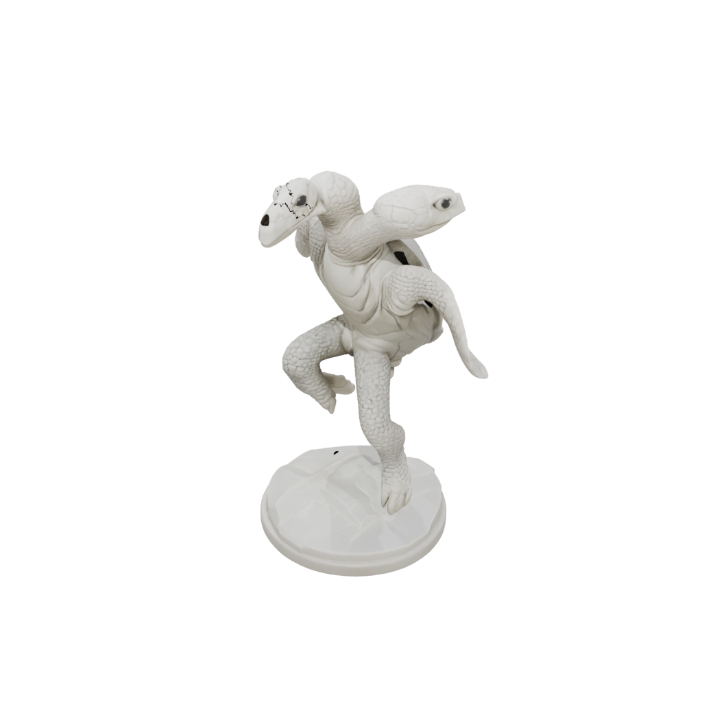 Marble Realistic Flexi Sea Turtle