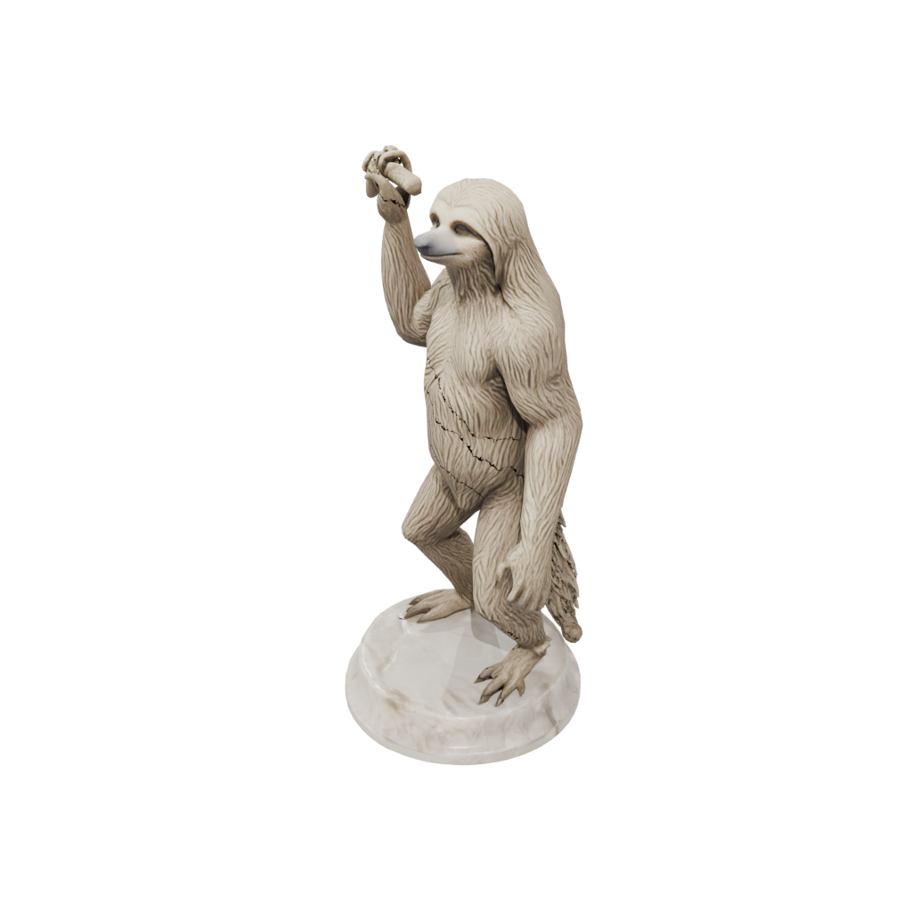 Marble Realistic Flexi Sloth